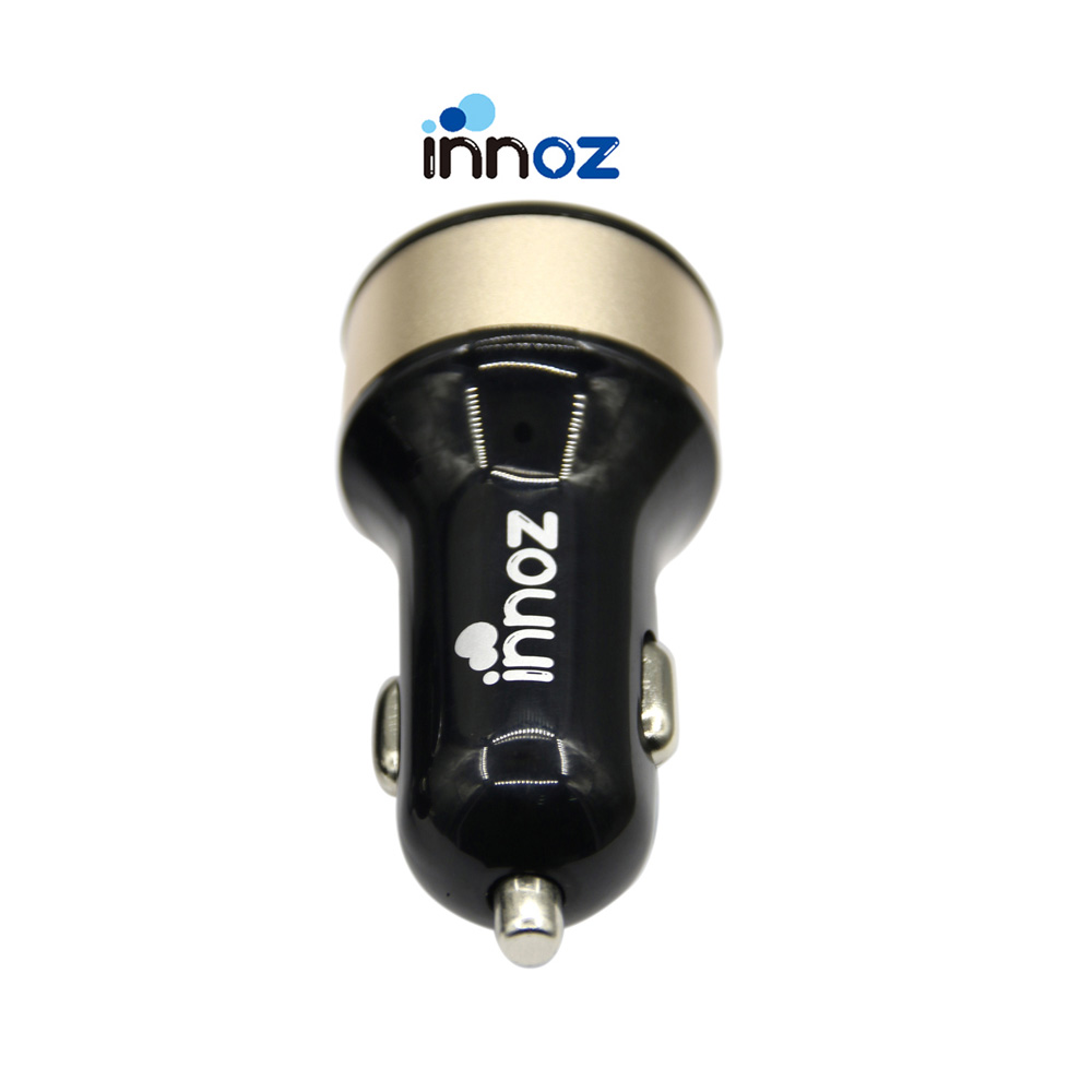 InnozÂ® XQ2 2-Port Quick Charge 3.0 USB Car Charger - Black-Gold